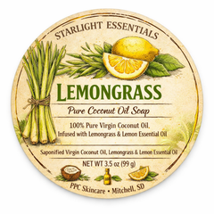 Pure Premium Creations – Handcrafted Coconut Oil Soap Lemongrass