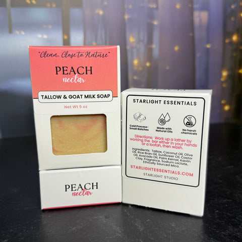 PEACH NECTAR BAR SOAP
