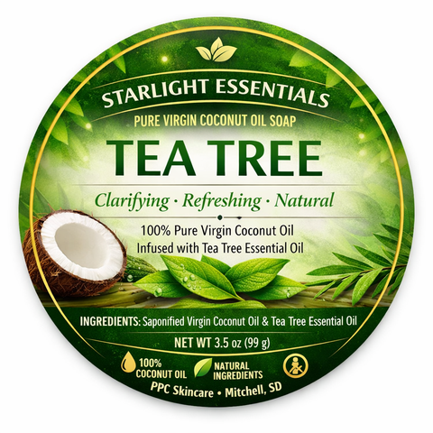 Pure Premium Creations – Handcrafted Coconut Oil Soap Tea Tree