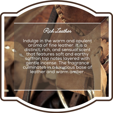 SADDLE LEATHER HOME FRAGRANCE